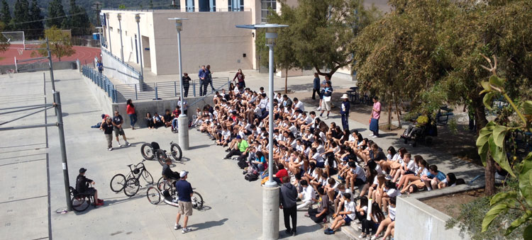 school bicycle program, Cresentia, California